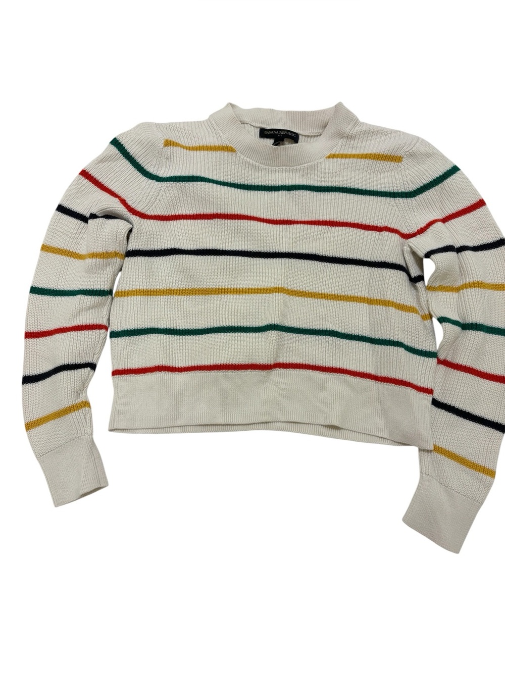 Banana Republic Striped Crewneck Sweater (xs)